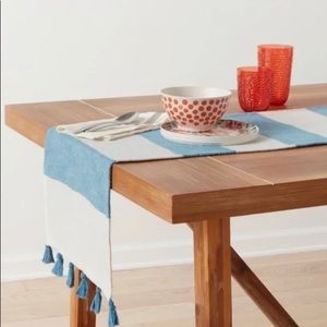 OPALHOUSE Cotton Preppy Striped Table Runner, NWT,
